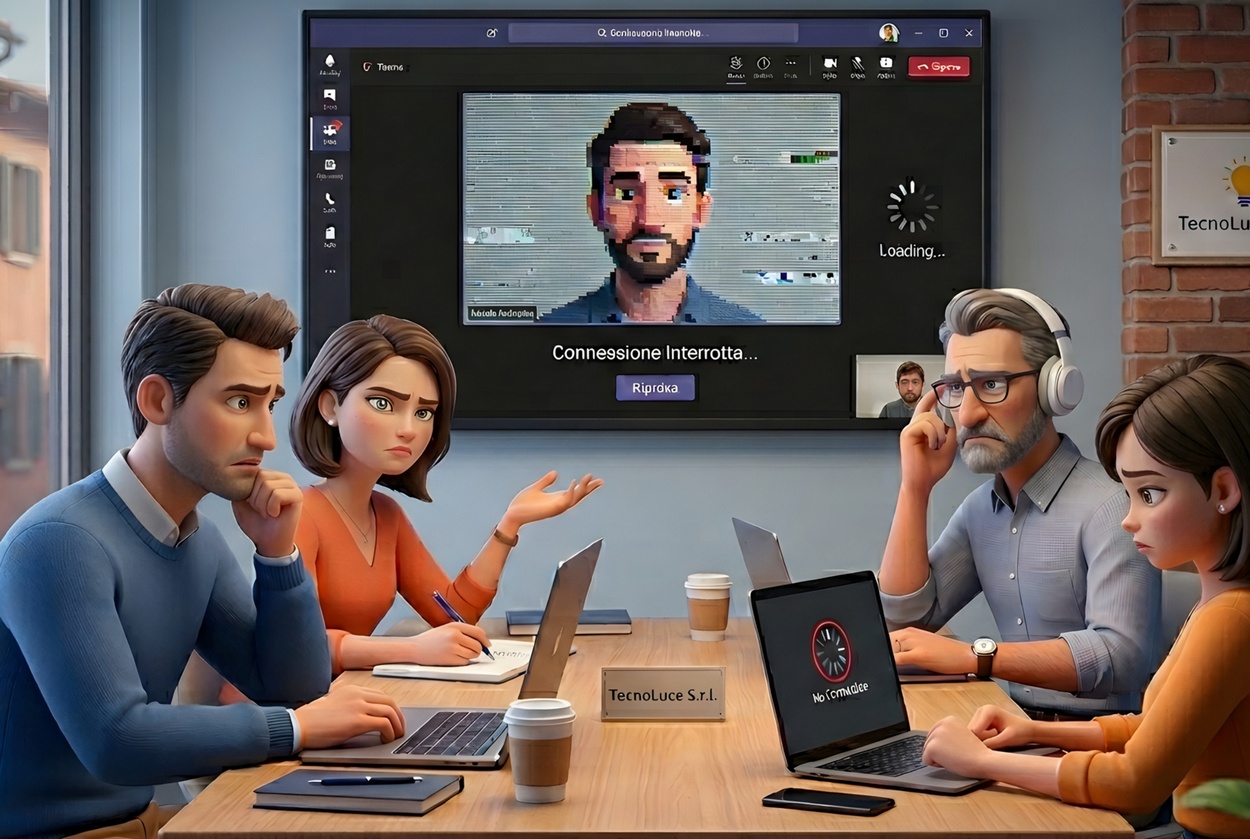 Riunioni bloccate da webcam, audio e connessioni instabili: il costo nascosto dei piccoli problemi IT