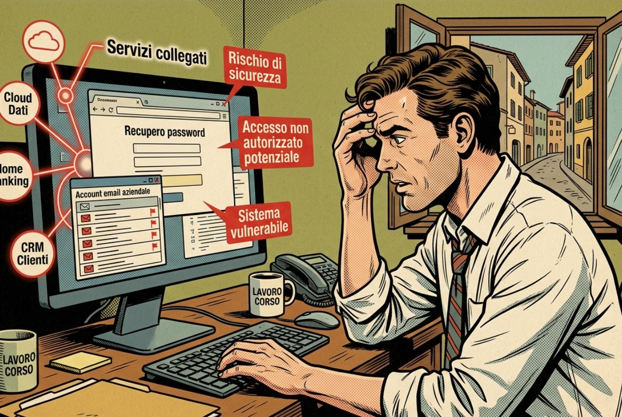 Vecchi account email aziendali: perché non vanno lasciati attivi senza controllo